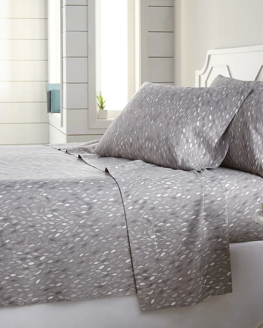 Botanical Forest Sheet Set - Grey, Microfiber image