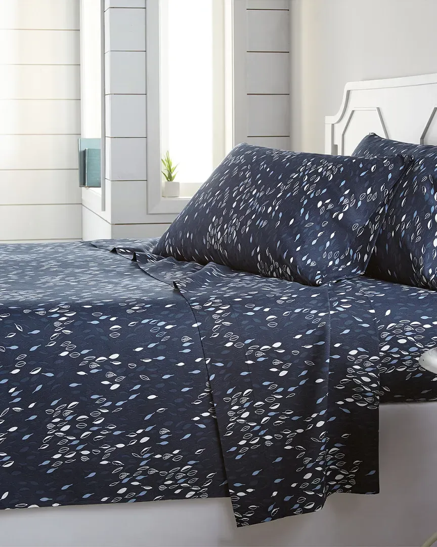 Botanical Forest Sheet Set - Navy, Microfiber