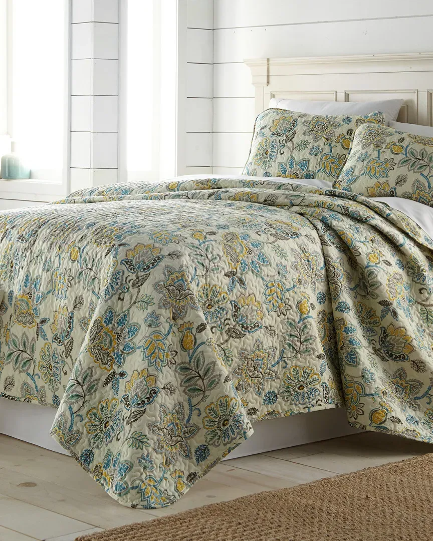 Wanderlust Quilt Set - Tan, Microfiber image