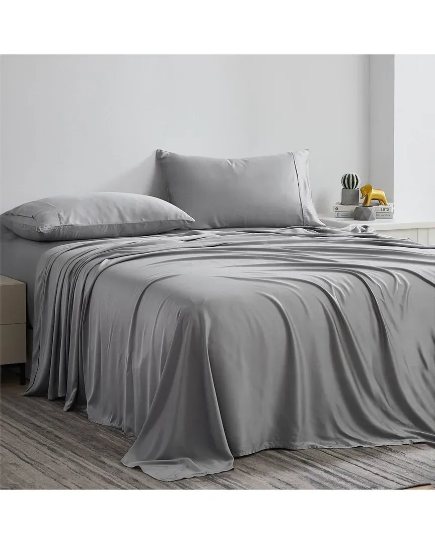 500 Thread Count Extra Deep Pocket Sheet Set - Steel Grey image