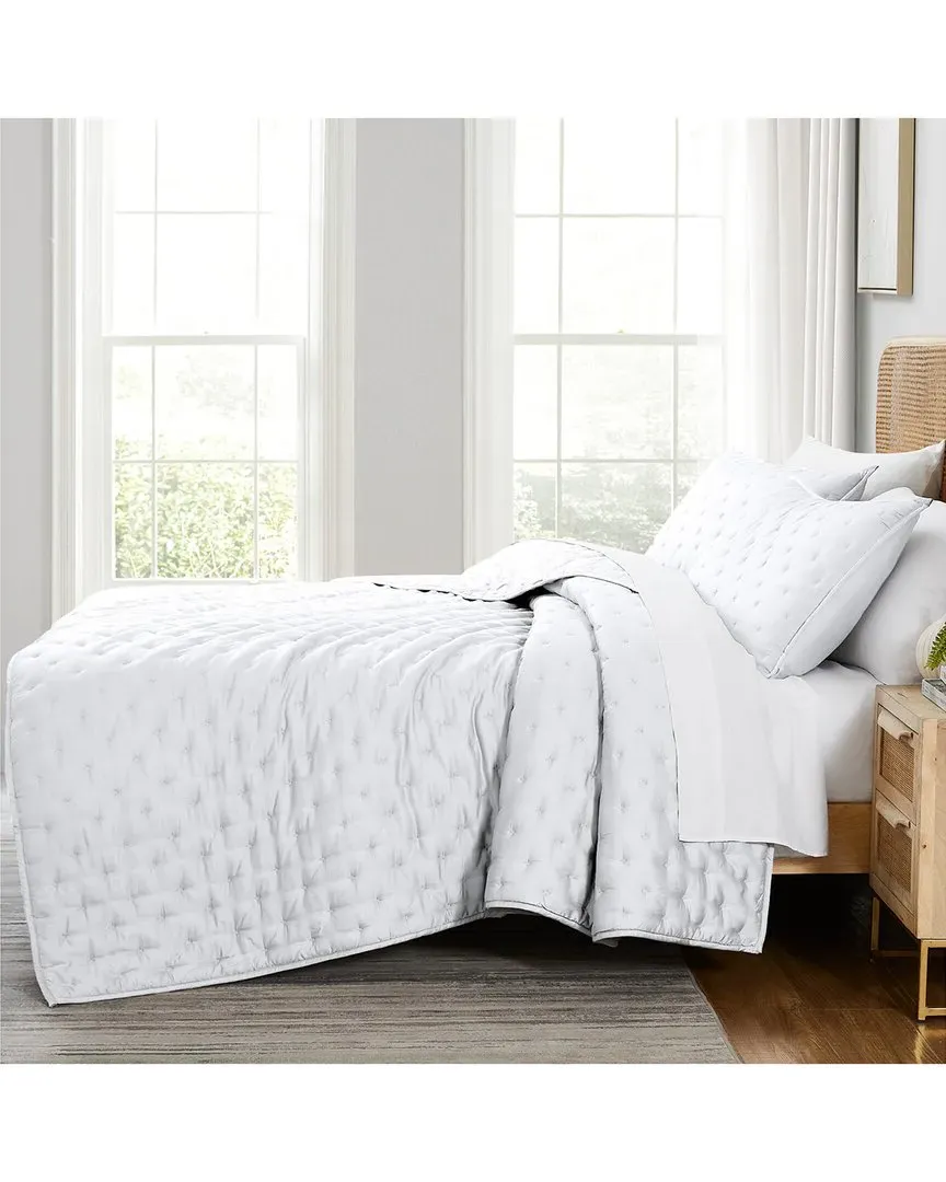 Bamboo Quilt Set - White