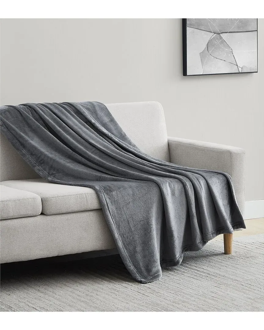 Fleece Throw Blanket - Slate, Polyester