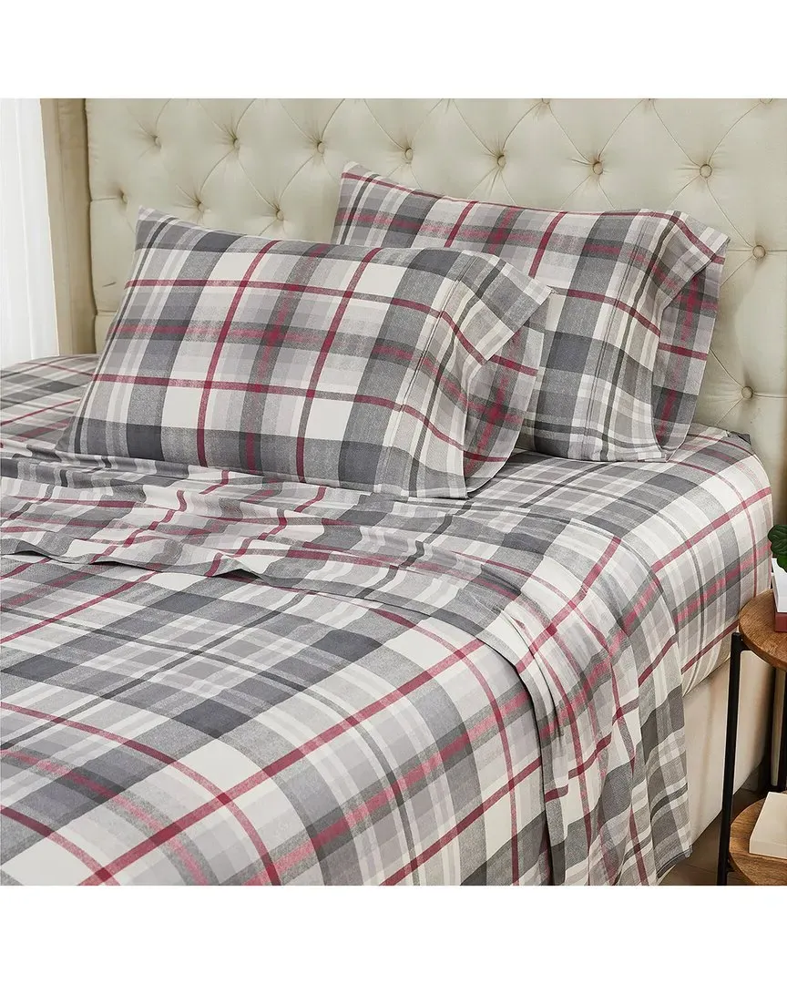 Highland 300 Thread Count Extra Deep Pocket Sheet Set - Grey