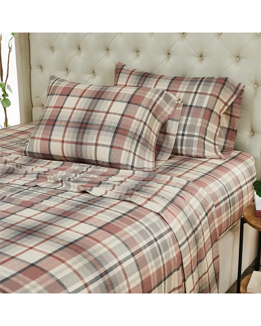 Highland 300 Thread Count Extra Deep Pocket Sheet Set - Rust