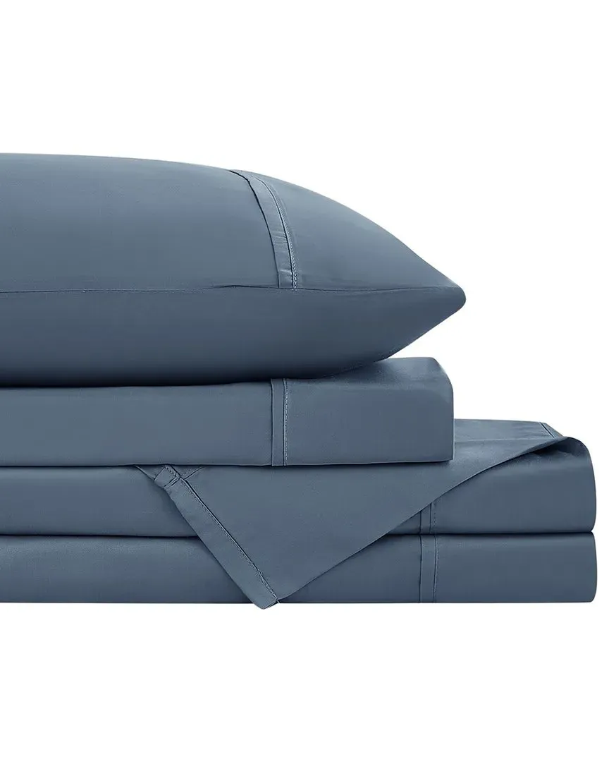 Sheet Set with Deep Pockets - Steel Blue, Bamboo Viscose