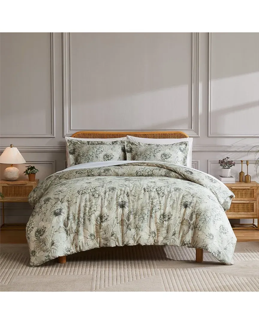 Skye Cotton Duvet Cover Set - Natural image