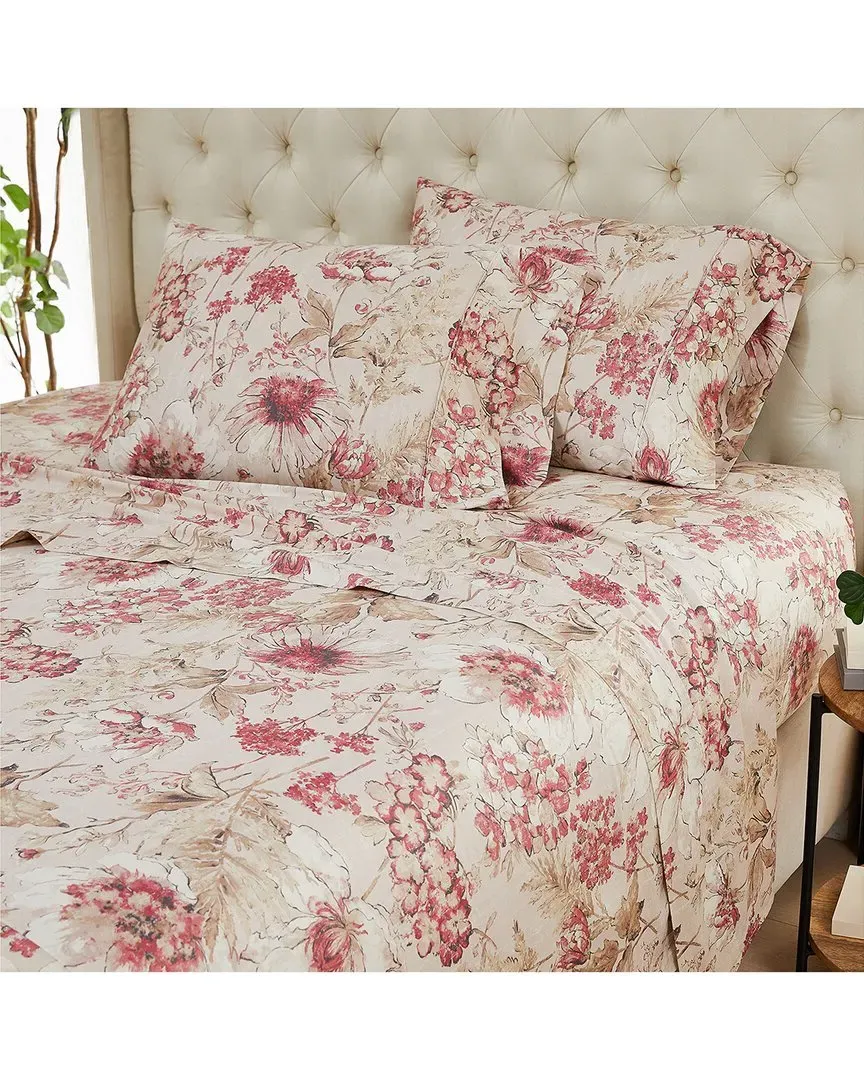 Skye Cotton Extra Deep Pocket Sheet Set - Red