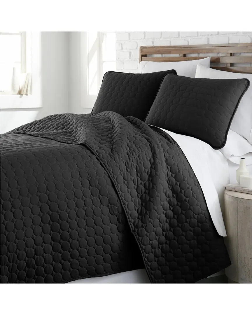 Vilano Lightweight Quilt Set - Black, Microfiber