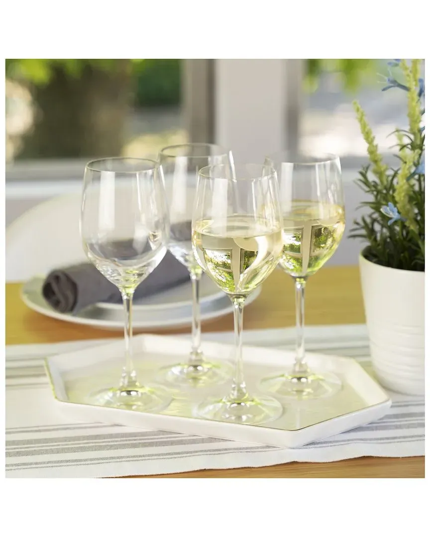 Vino Grande White Wine Glasses Set of 4 - Lead-Free Crystal image