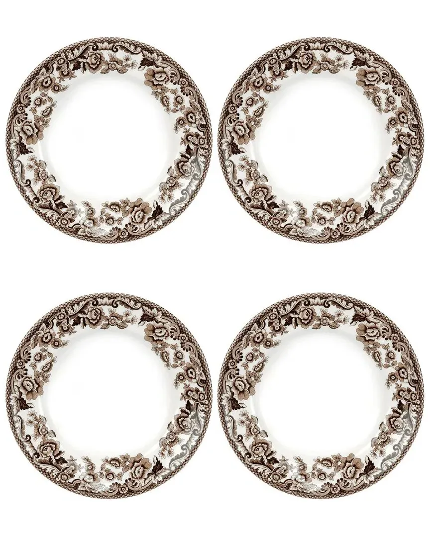 Delamere Set of 4 Bread & Butter Plates - Brown image