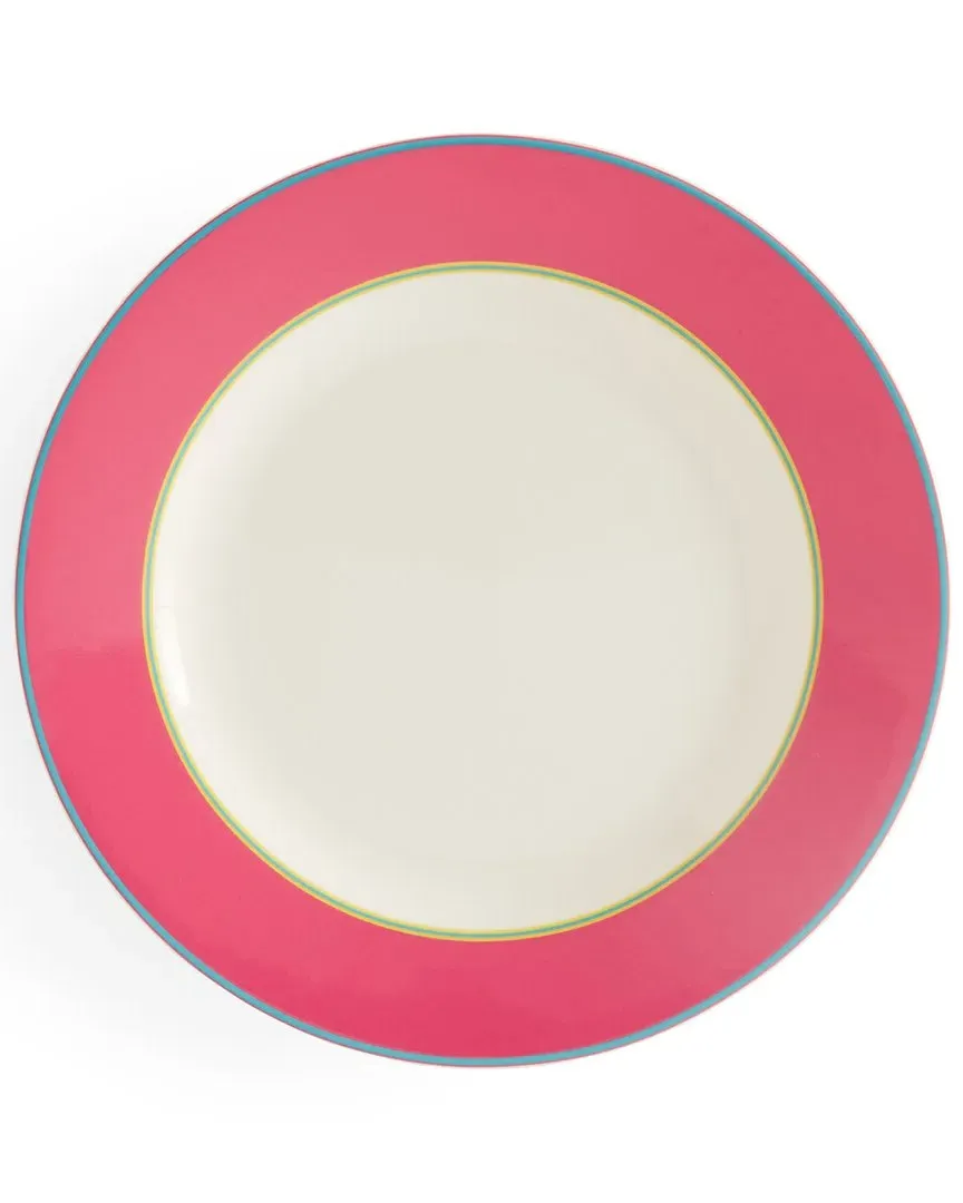 Kit Kemp Set of 4 Side Plates - Pink, Fine China