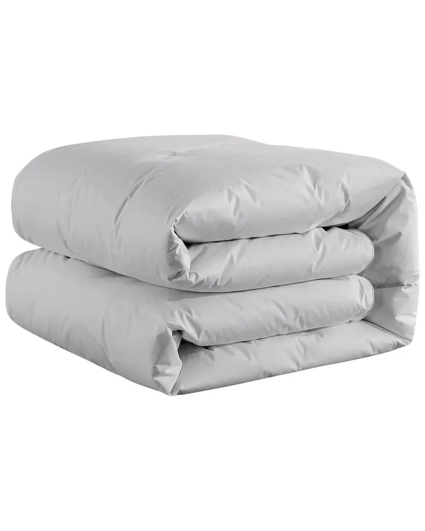 Button Stitch Down Comforter - Grey, Cotton image