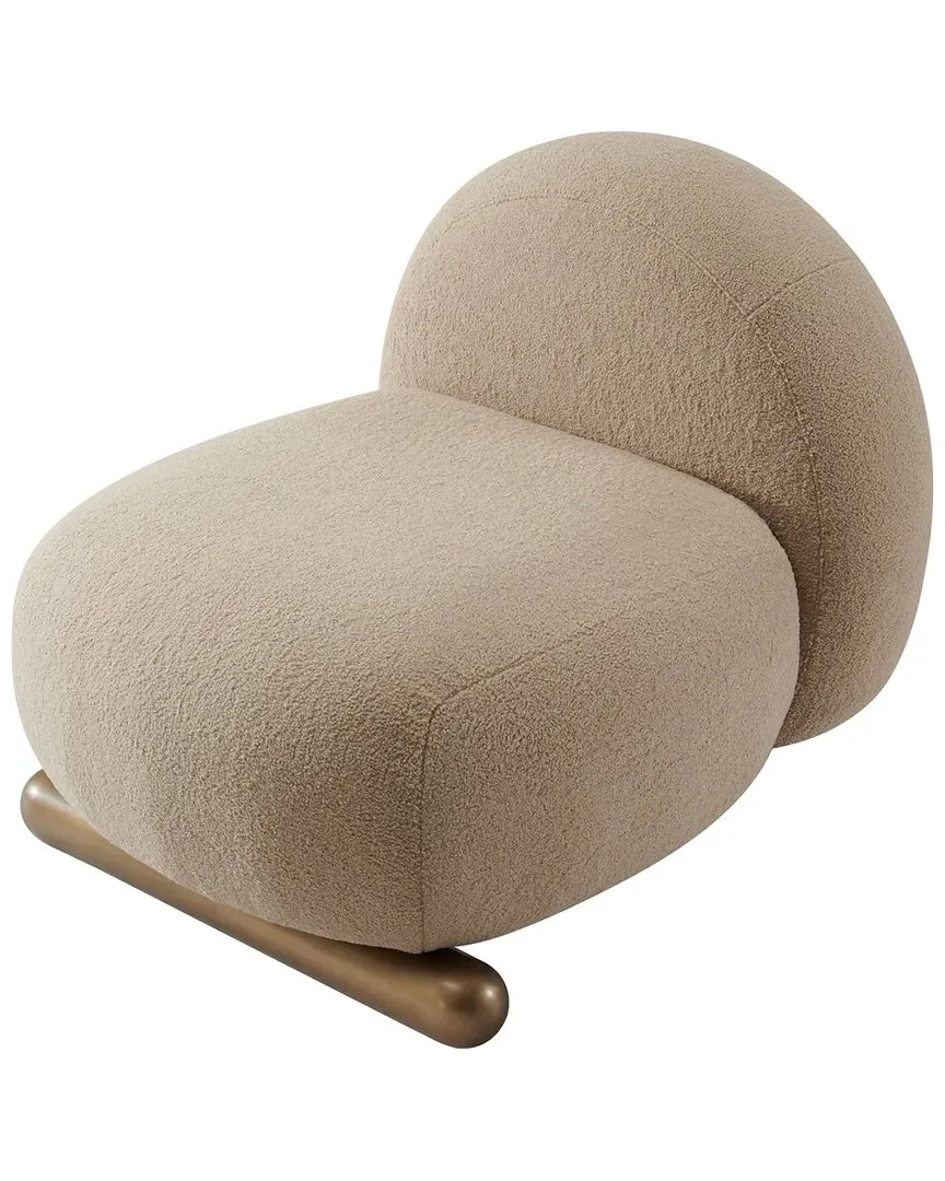 Pasha Lounge Chair - Latte, Boucle image