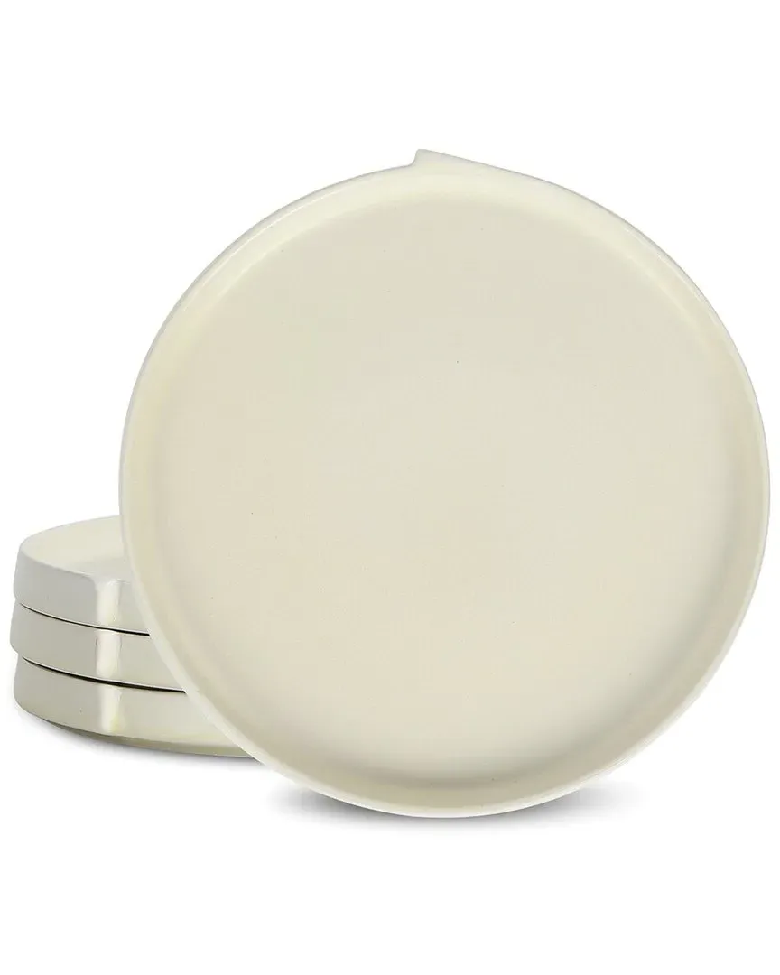 Bao 4pc Dinner Plate Set - Beige, Stoneware