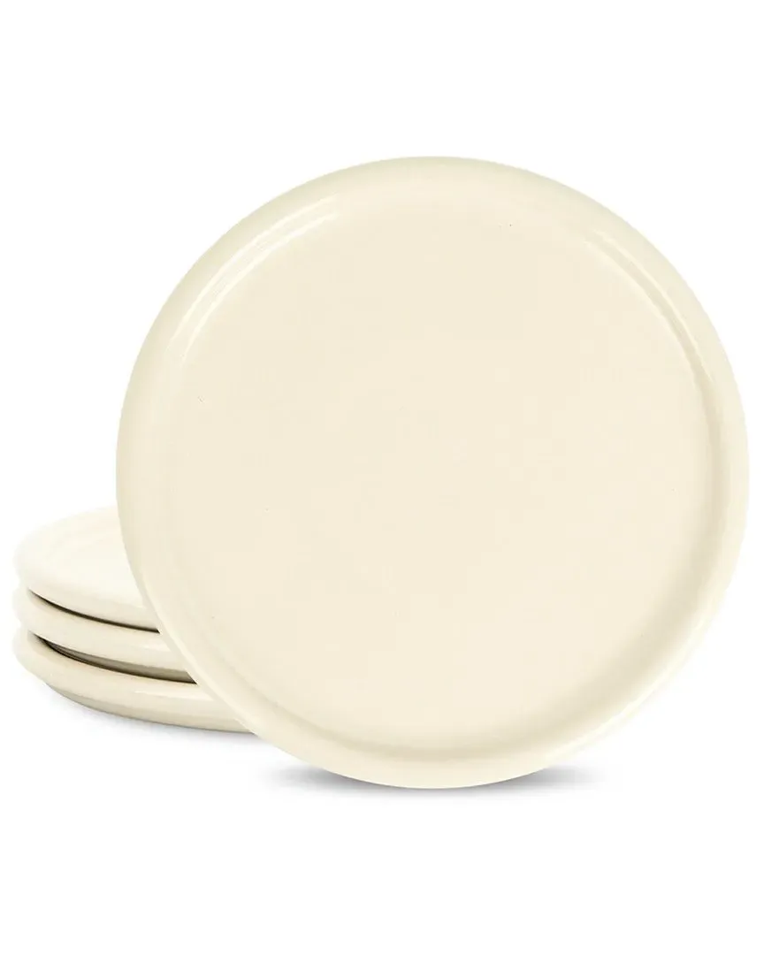 Eden 4pc Stoneware Salad Plate Set - Beige image