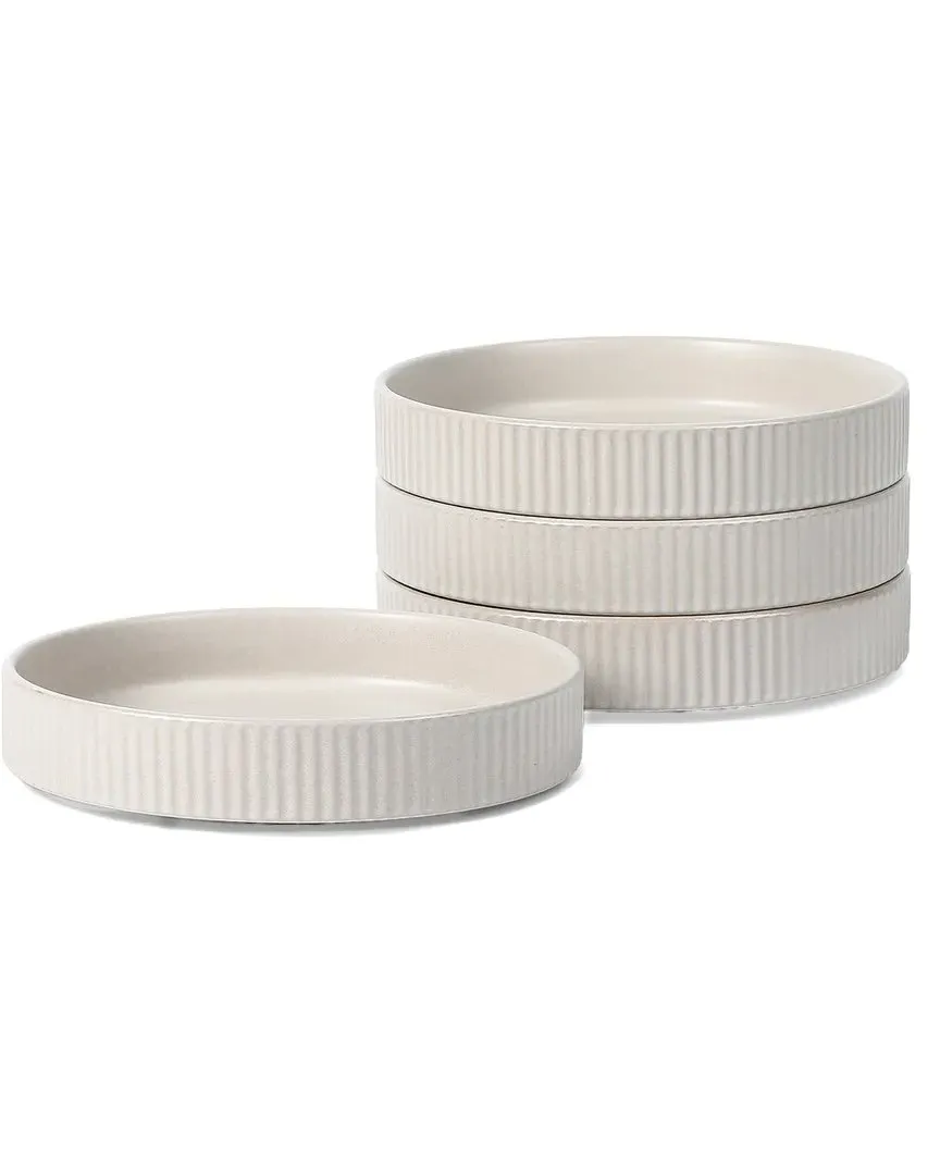 Haven 4pc Pasta Bowl Set - Beige, Stoneware image