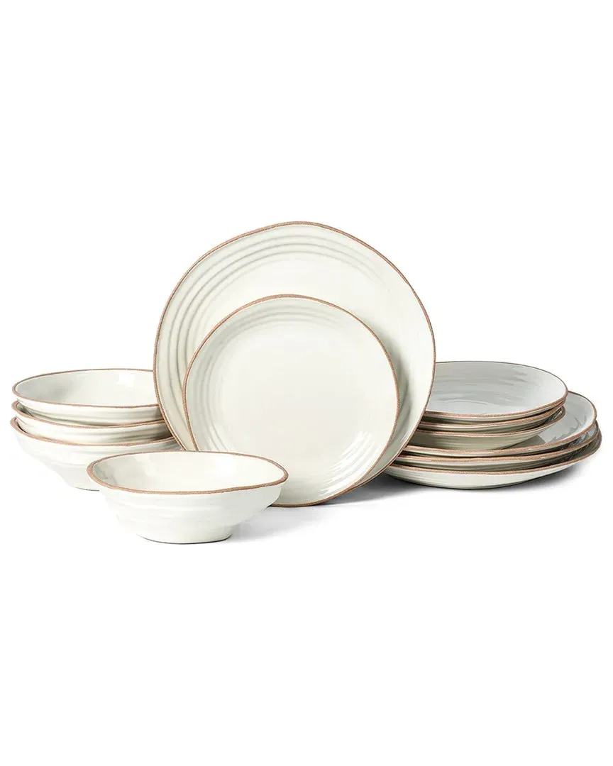 Nami 12pc Dinnerware Set - White, Stoneware image