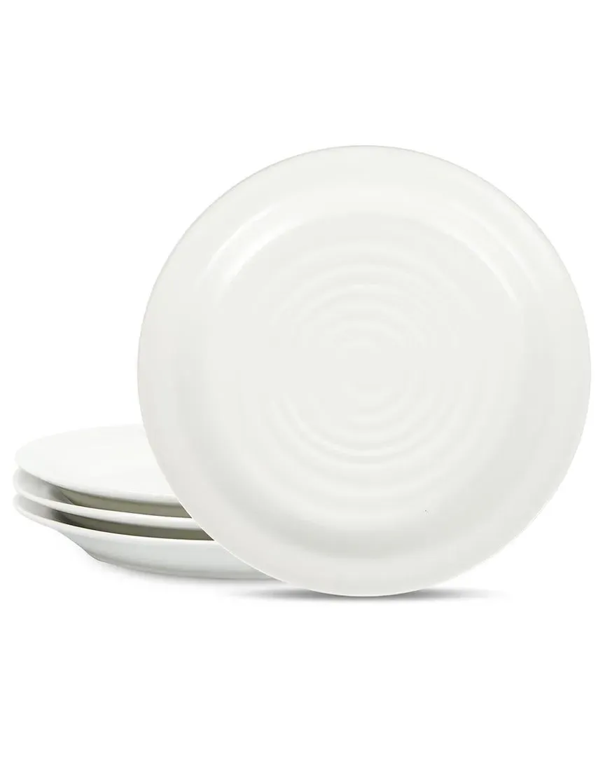 Orbit 4pc Dinner Plate Set - White, Stoneware