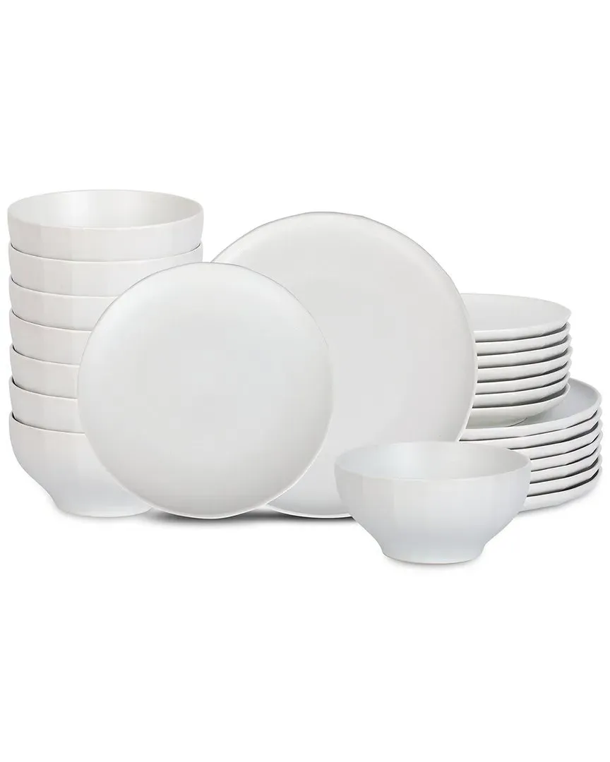 Rio 24pc Dinnerware Set - Beige, Stoneware image