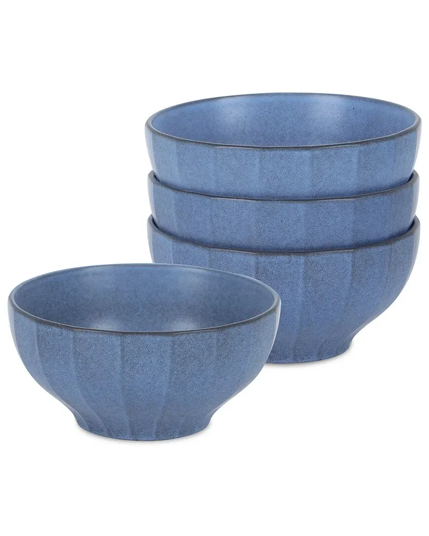 Rio 4pc Bowl Set - Blue, Stoneware image