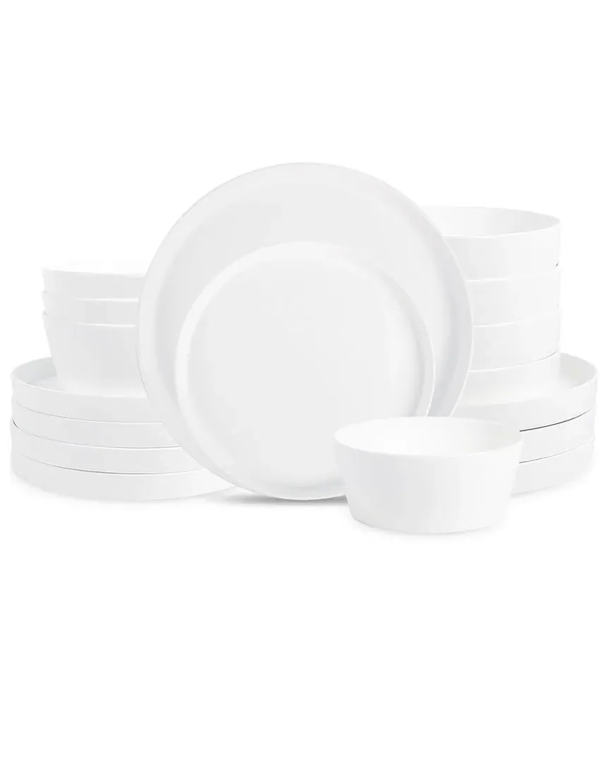 Stone Lain Fosca 16-Piece Dinnerware Set - White, Bone China image