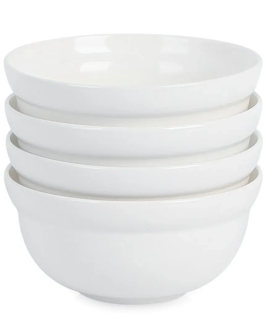 Stone Lain Virtuo 4pc Bowl Set - White, Porcelain image