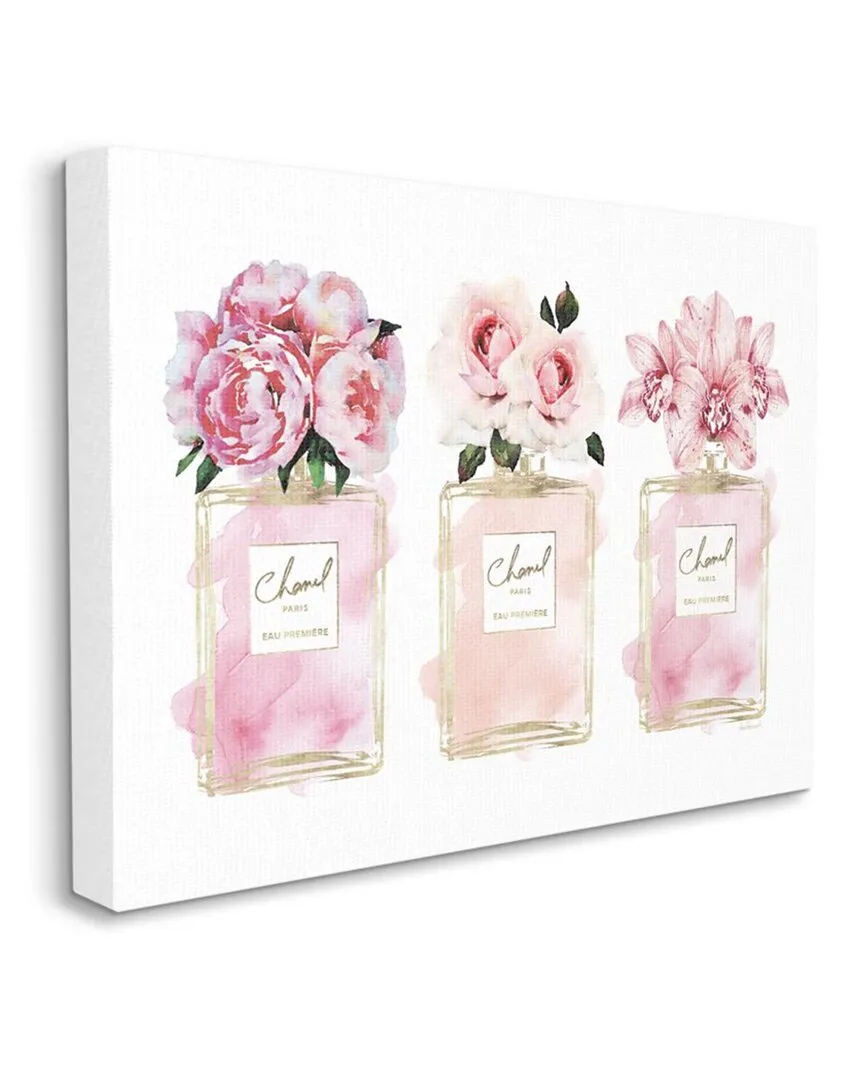 Pink Flowers And Perfumes Wall Art By Amanda Greenwood