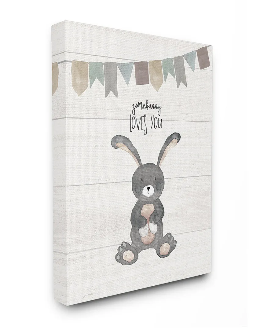 Somebunny Loves You Canvas Art by Jo Moulton