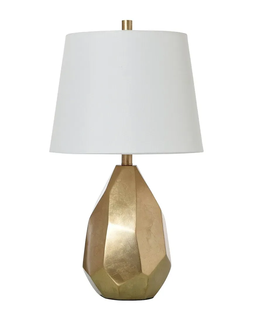 Declan Table Lamp - Gold, Fabric image