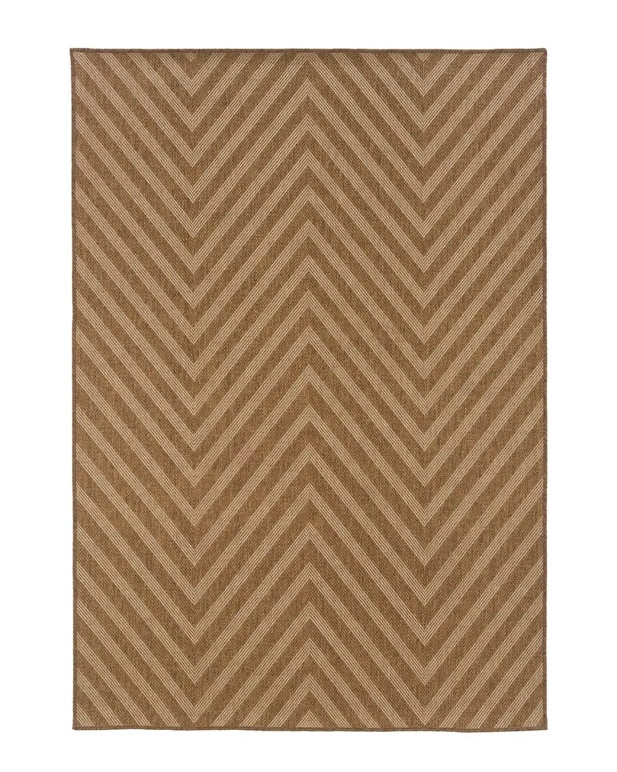 Agave Indoor/Outdoor Rug - Tan, Polypropylene image