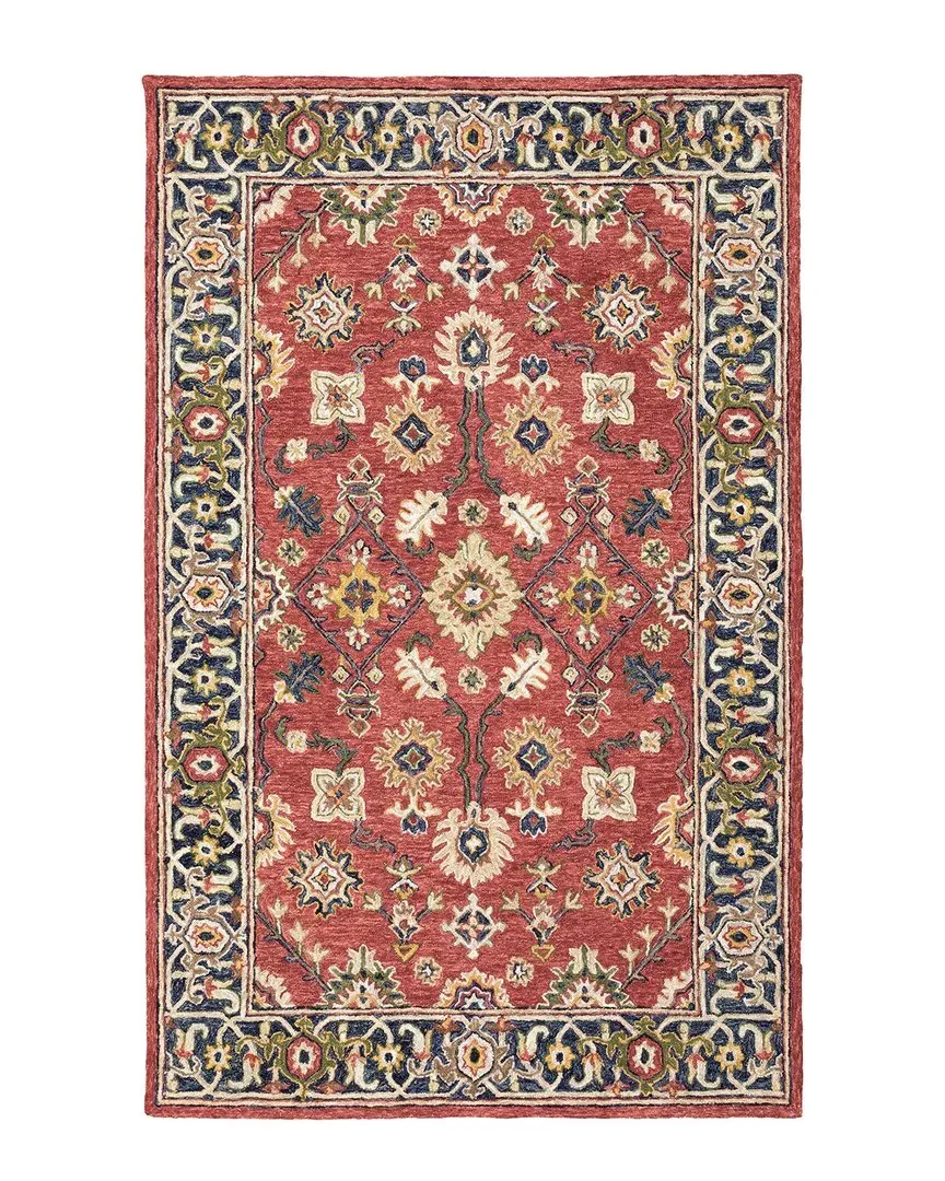 Artistry Hand-Crafted Wool Area Rug - Red image