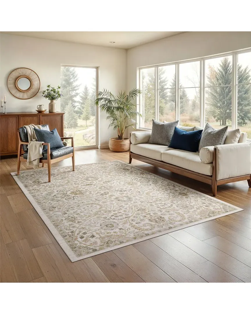 Candler Floral Rug - White image