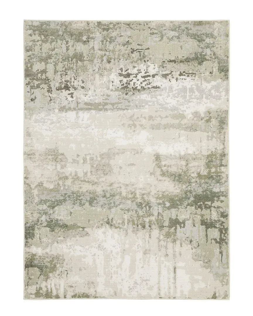 Cordona Industrial Abstract Area Rug - Beige, Polyester image