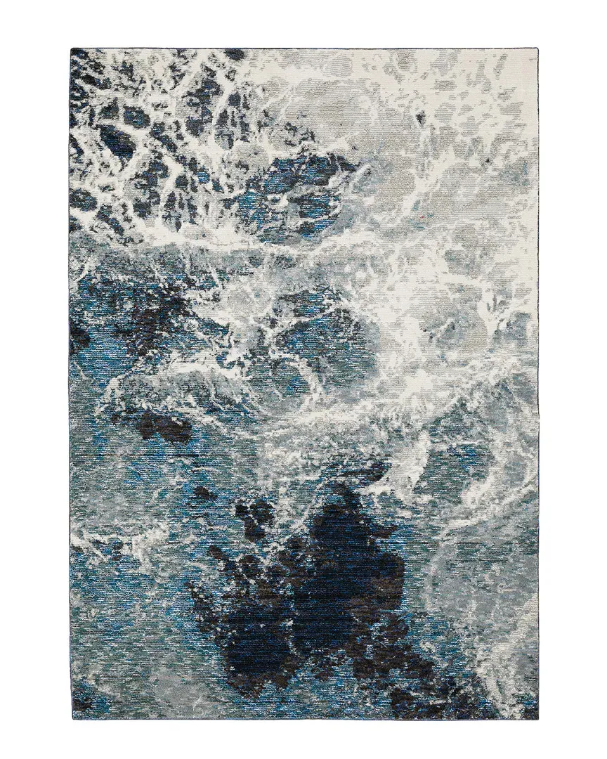 Eliana Glacial Dreams Rug - Blue, Nylon