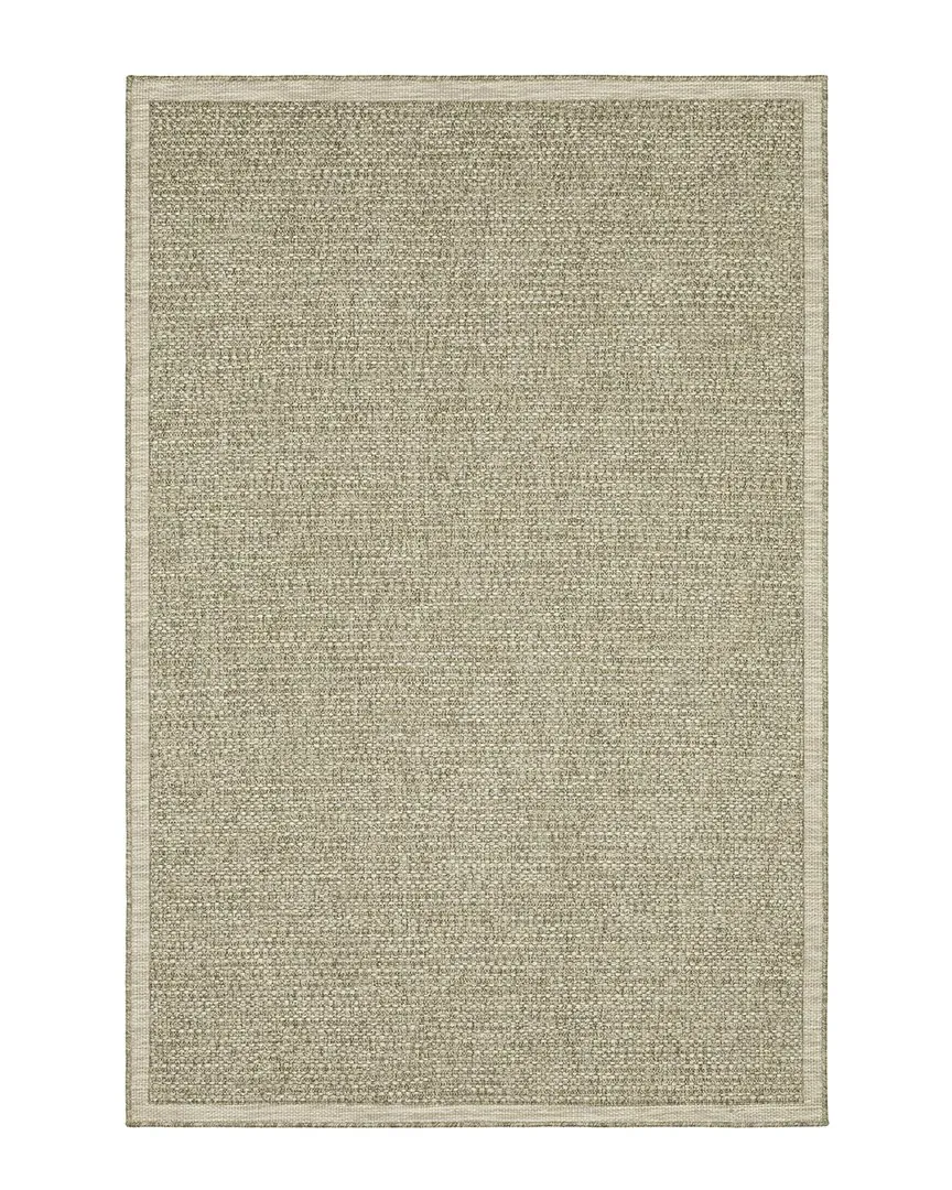 Tropic Textured Solid Area Rug - Tan, Polypropylene image
