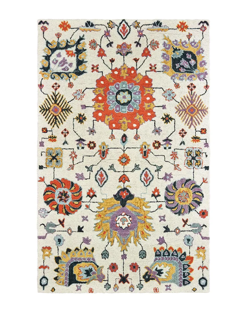 Zephyr Hand-Tufted Wool Rug - Ivory