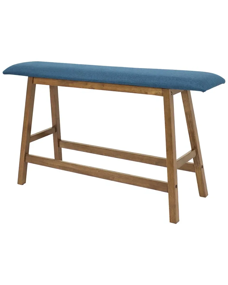 Counter-Height Dining Bench - Brown, Rubberwood image