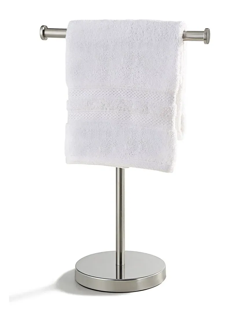Fingertip Towel Holder with Stainless Base - Silver image