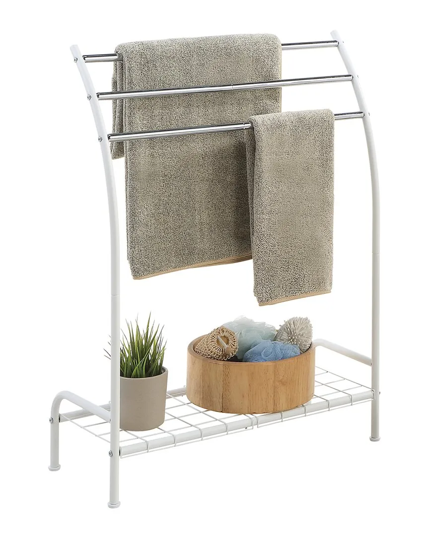 Standing Towel Rack - White, Steel