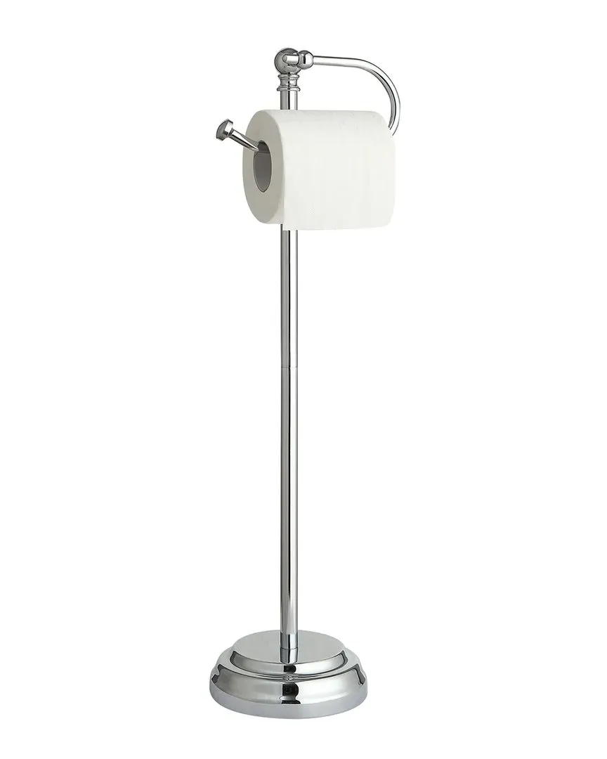 Toilet Paper Holder Stand - Silver, Steel