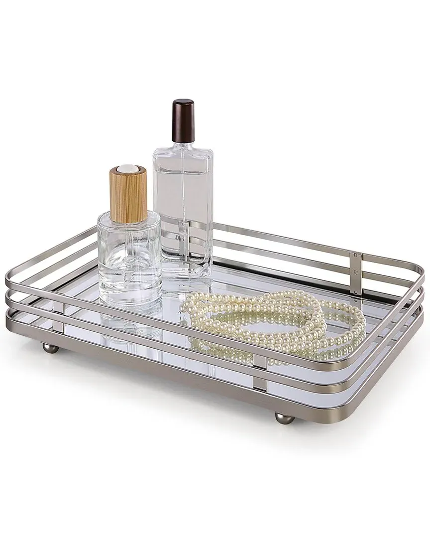Vanity Mirror Tray - Metallic, Glass