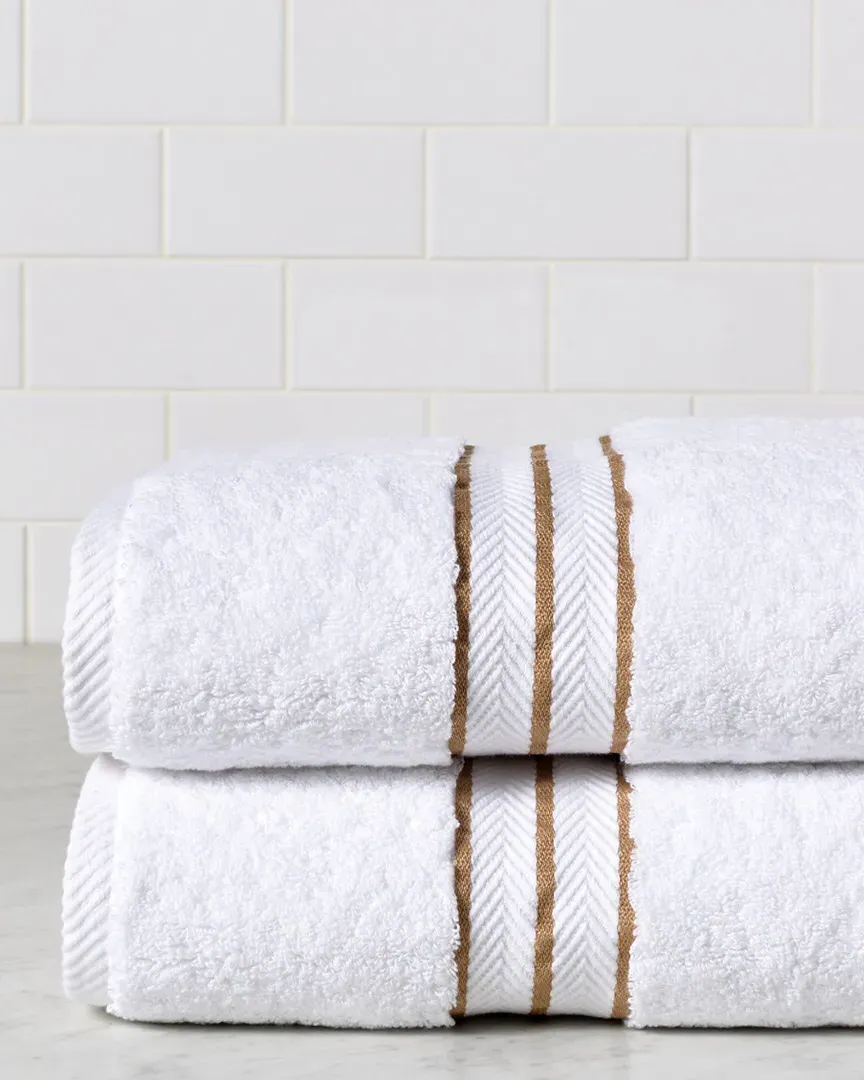 2pc Bath Towel Set - Toast, Turkish Cotton