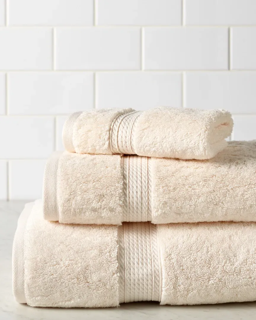 3-Piece Egyptian Cotton Towel Set - Cream image