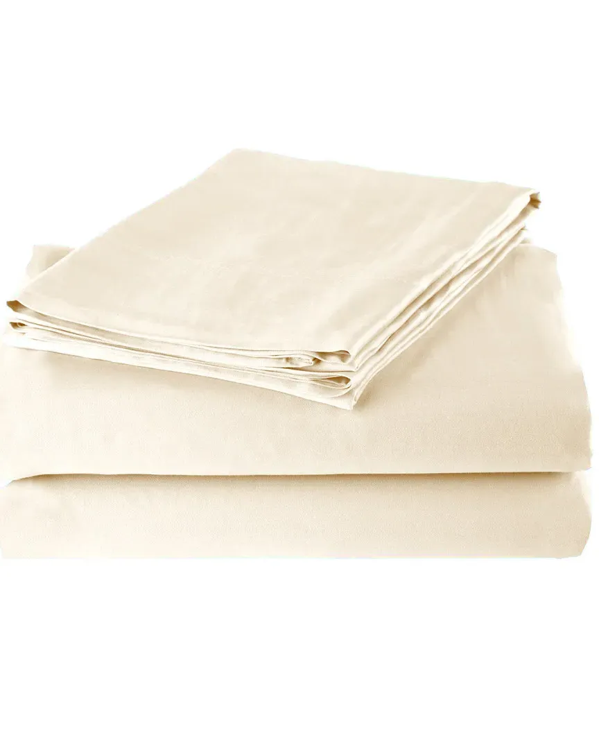 300 Thread Count Deep Pocket Sheet Set - Ivory, Bamboo Rayon