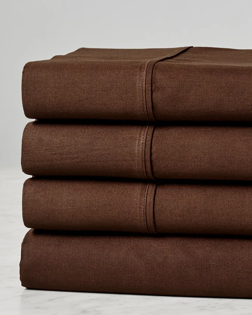 300 Thread Count Deep Pocket Sheet Set - Mocha, Egyptian Cotton