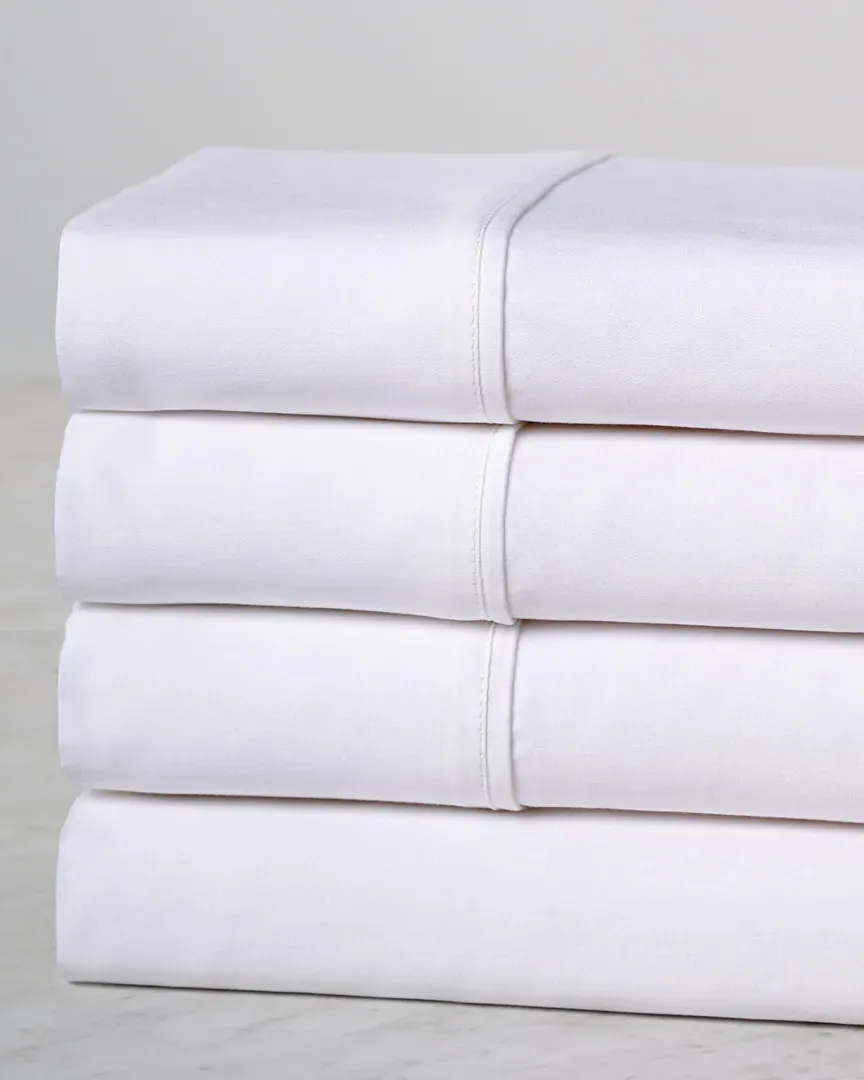 300 Thread Count Deep Pocket Sheet Set - White, Egyptian Cotton image
