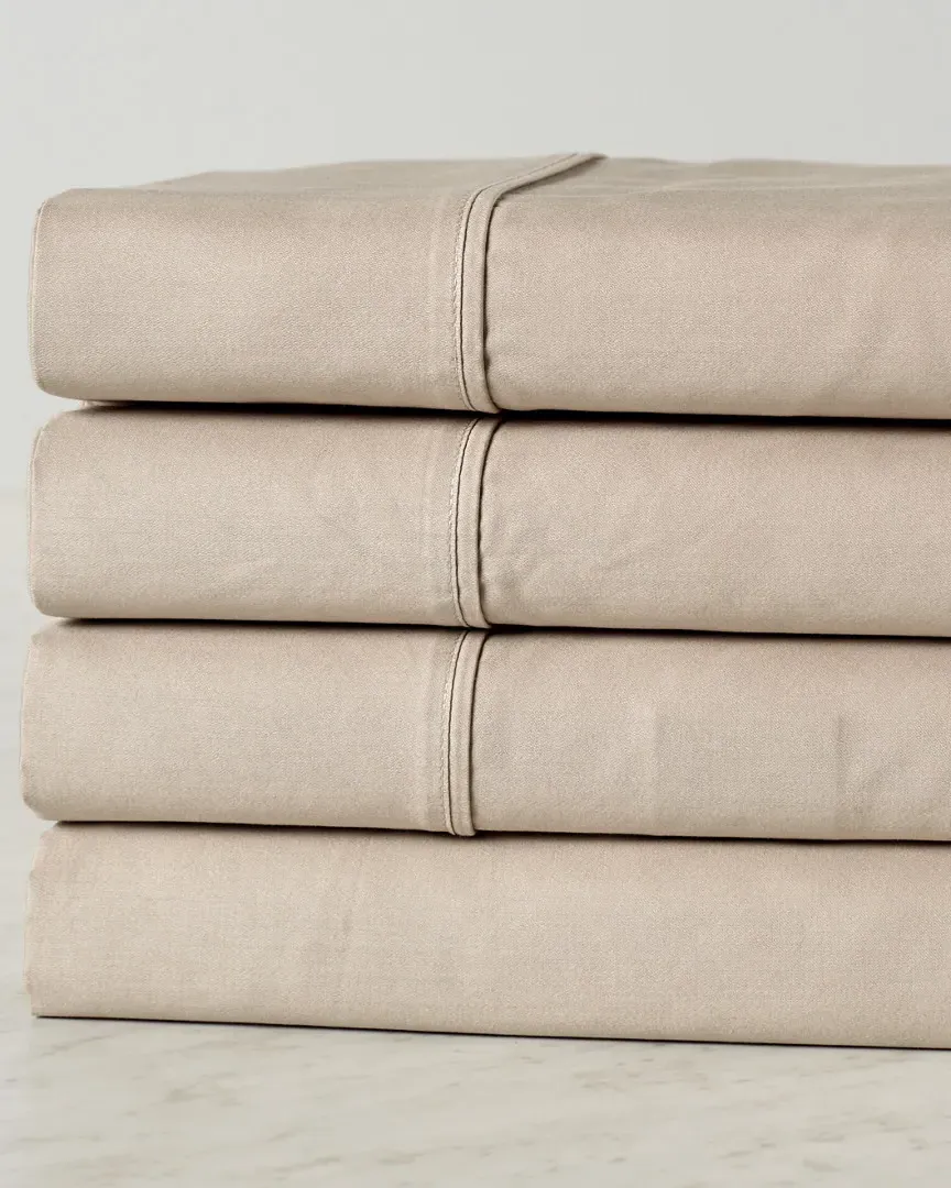 400 Thread Count Deep Pocket Sheet Set - Tan, Egyptian Cotton