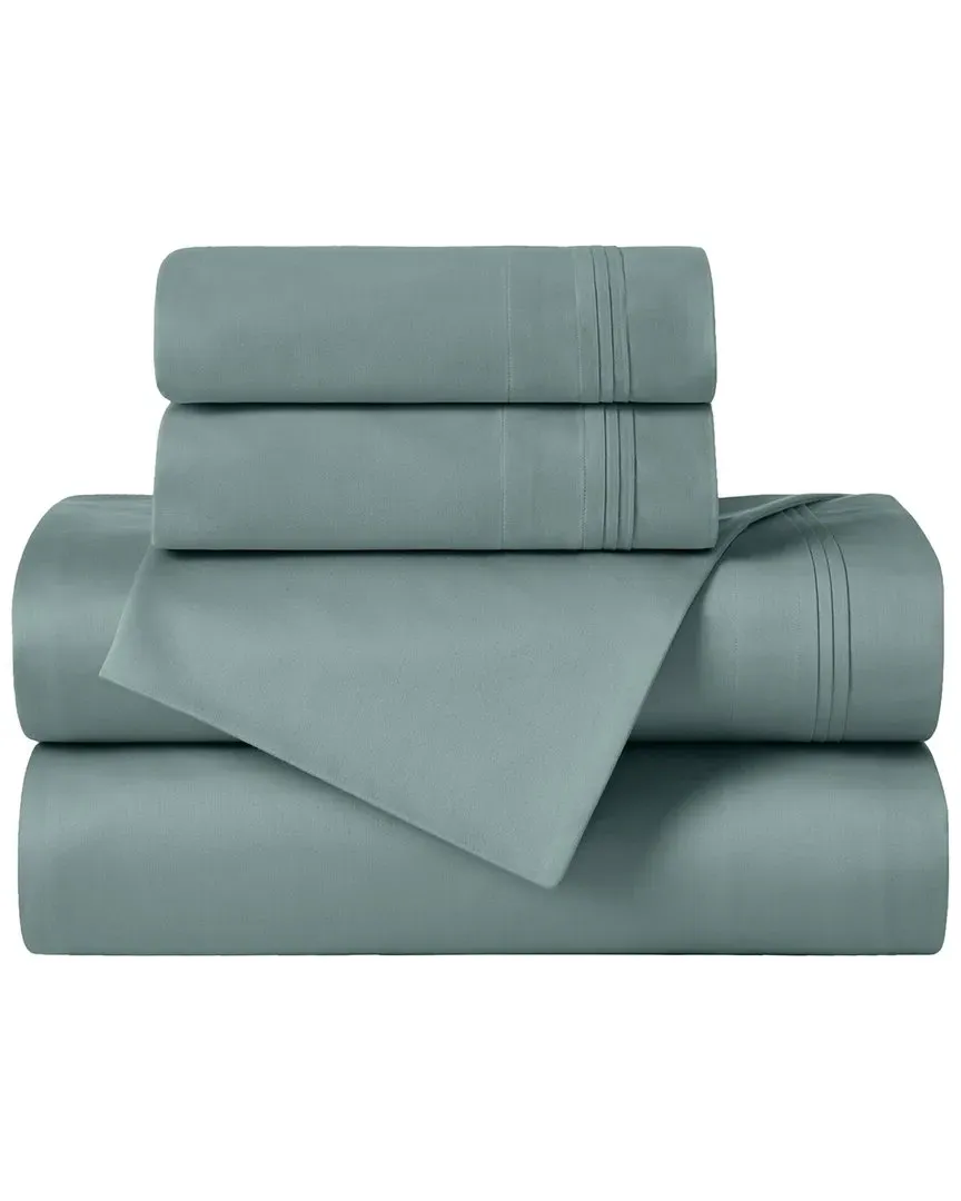 650 Thread Count Deep Pocket Sheet Set - Teal, Egyptian Cotton