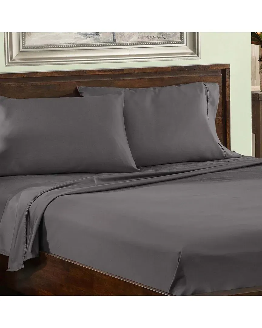 800 Thread Count Deep Pocket Sheet Set - Grey, Cotton