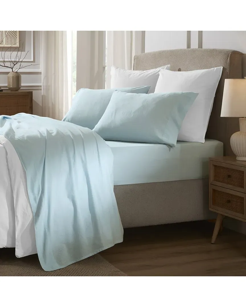 Carmen Deep Pocket Percale Sheet Set - Blue